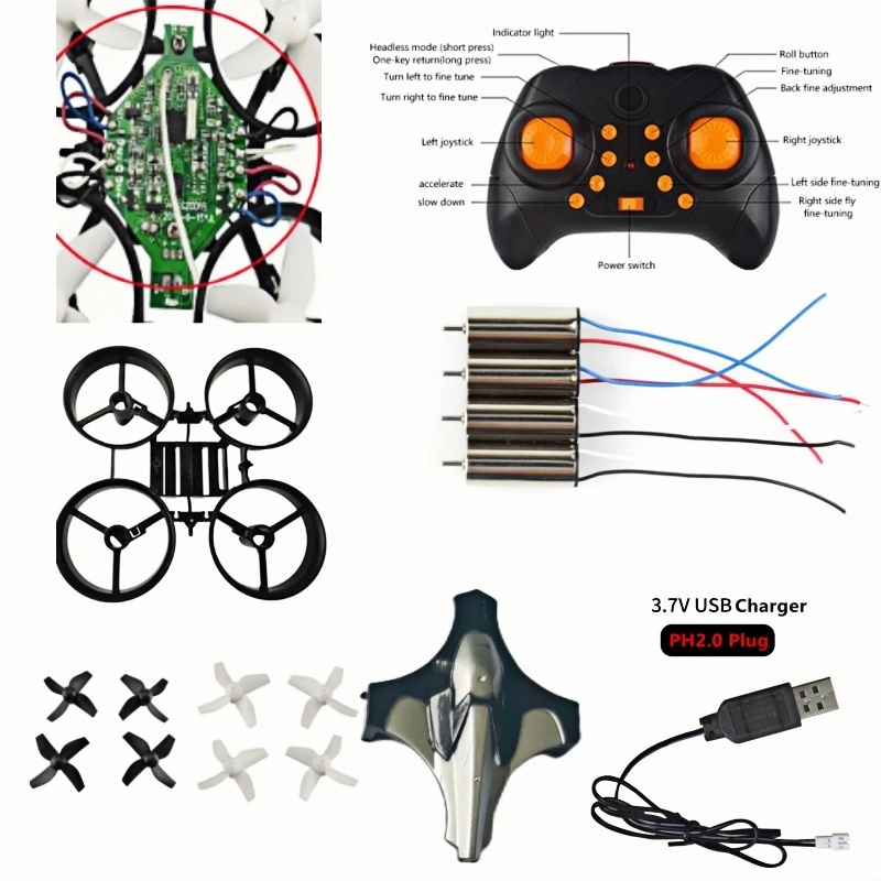 Rc Helicopter Charger - Kompletny zestaw do samodzielnego montażu drona
