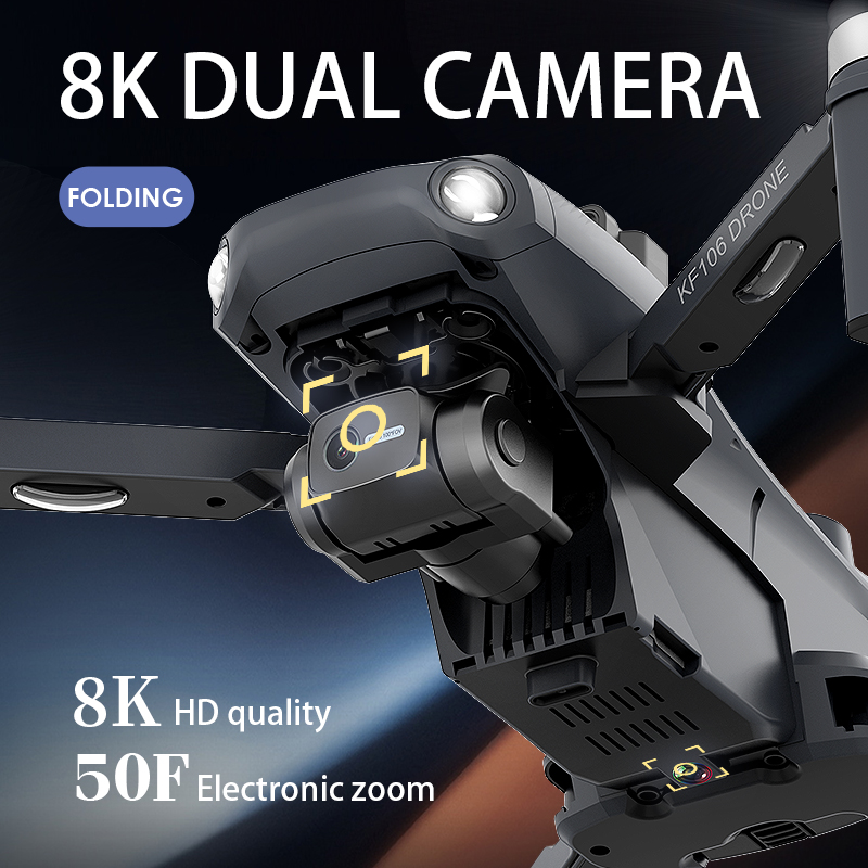 2022 nowy KF106 Max Drone 8K p – Rc Helicopter Charger recenzja i cena