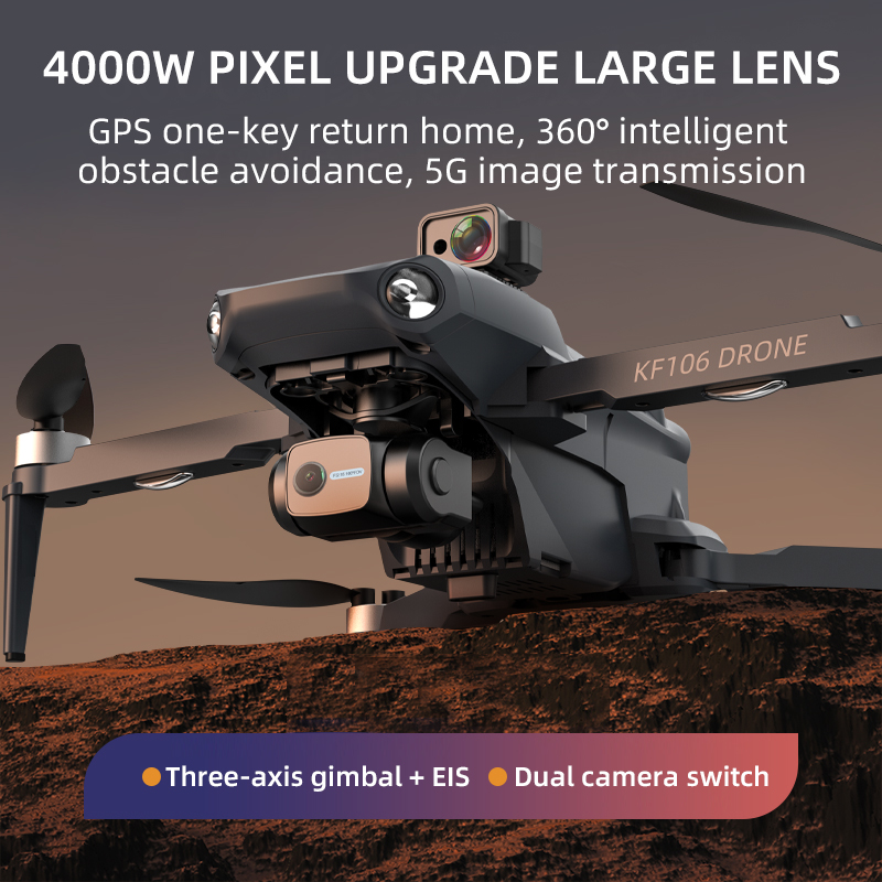 2022 nowy KF106 Max Drone 8K p – Rc Helicopter Charger recenzja i cena