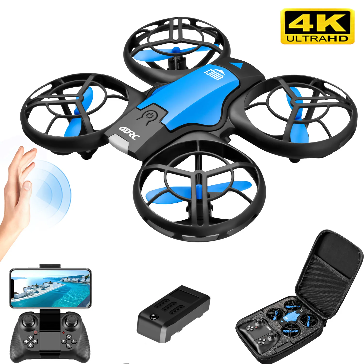 V8 Nowy Mini Dron 4K Profesjon – Rc Helicopter Mini recenzja i cena
