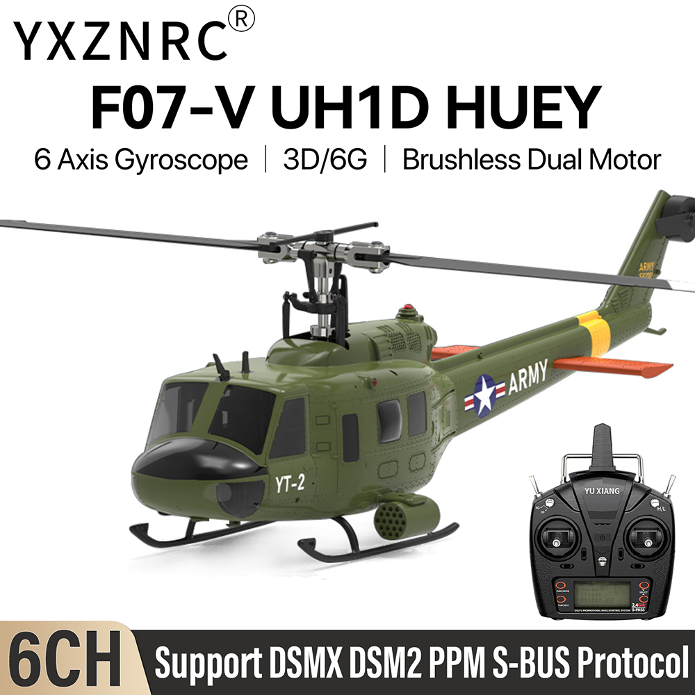 Nowy helikopter RC YUXIANG F07 – Rc Helicopter Gyro recenzja i cena